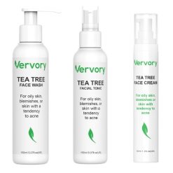 PACHETUL DE ELIMINARE TOTALA A ACNEEI CU ULEI DIN ARBORE DE CEAI SI ACID SALICILIC kit 3- vervory acne600